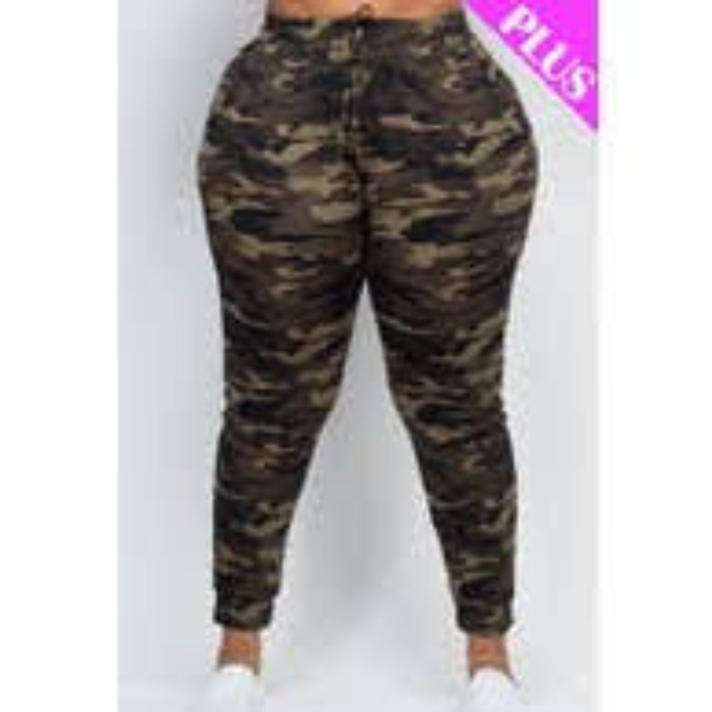 Army fatigue joggers